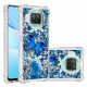 Xiaomi Mi 10T Lite 5G / Redmi Note 9 Pro 5G geval blauwe vlinders Glitter