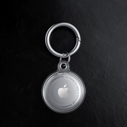 AirTag Silicone Sleutelhanger Clear AirTag Silicone Sleutelhanger Clear
