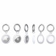 AirTag Silicone Sleutelhanger Clear AirTag Silicone Sleutelhanger Clear