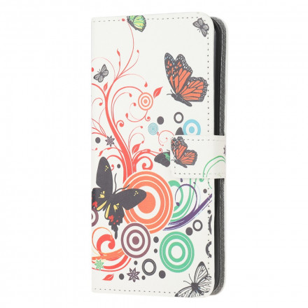 Xiaomi Mi 11 Lite / Lite 5G Hoesje Vlinders en Bloemen