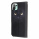 Xiaomi Mi 11 Lite / Lite 5G Cat Eye Case Zwart