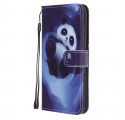 Xiaomi Mi 11 Lite / Lite 5G Panda Ruimte Strap Case
