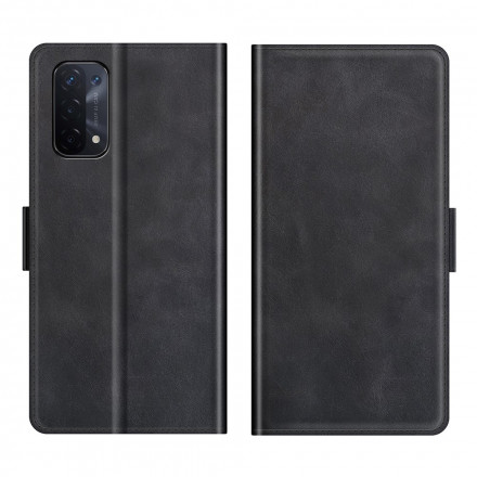 Oppo A54 5G / A74 5G Dubbele Flap Case