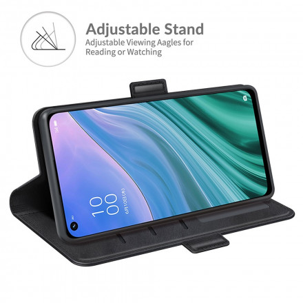 Oppo A54 5G / A74 5G Dubbele Flap Case