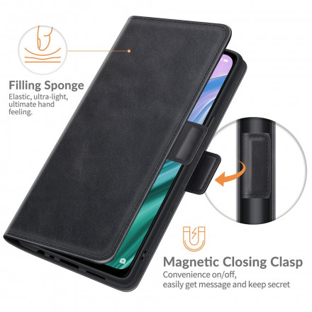 Oppo A54 5G / A74 5G Dubbele Flap Case