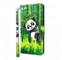 Xiaomi Mi 10T Lite 5G / Redmi Note 9 Pro 5G Light Spot Panda en Bamboe Case