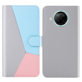 Hoesje Xiaomi Mi 10T Lite 5G / Redmi Note 9 Pro 5G leer effect Tricolour