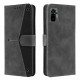 Case Xiaomi Redmi Note 10 0 5G kunstleer tweekleurige klinknagels