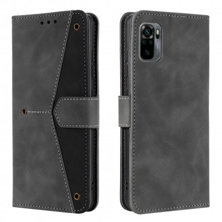 Case Xiaomi Redmi Note 10 0 5G kunstleer tweekleurige klinknagels
