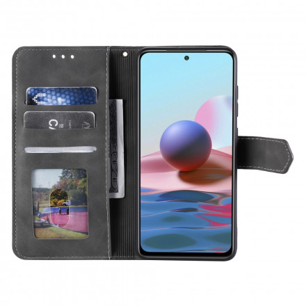 Case Xiaomi Redmi Note 10 0 5G kunstleer tweekleurige klinknagels