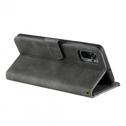 Case Xiaomi Redmi Note 10 0 5G kunstleer tweekleurige klinknagels