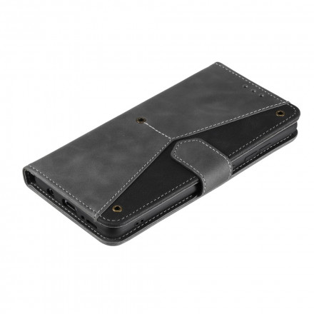 Case Xiaomi Redmi Note 10 0 5G kunstleer tweekleurige klinknagels