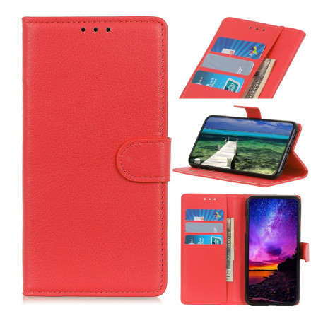 Hoesje Xiaomi Redmi Note 10 5G Leder Traditioneel Lychee