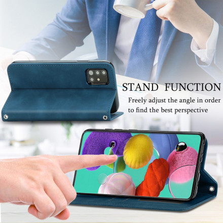 Flip Cover Samsung Galaxy A51 5G Kunstleer Flip Cover Samsung Galaxy A51 5G Kunstleer