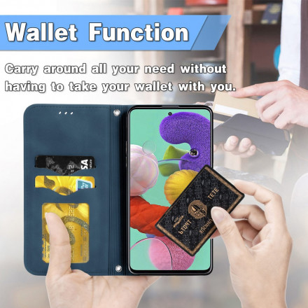 Flip Cover Samsung Galaxy A51 5G Kunstleer Flip Cover Samsung Galaxy A51 5G Kunstleer