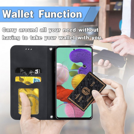 Flip Cover Samsung Galaxy A51 5G Kunstleer Flip Cover Samsung Galaxy A51 5G Kunstleer