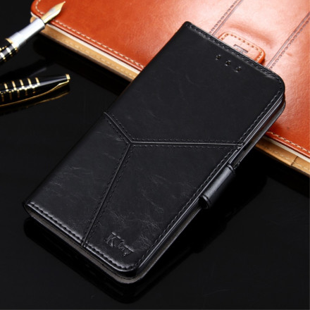 Case Poco F3 / Xiaomi Mi 11i 5G Geometrische leer effect