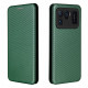 Flip Cover Xiaomi Mi 11 Ultra Koolstofvezel met Ring Steun