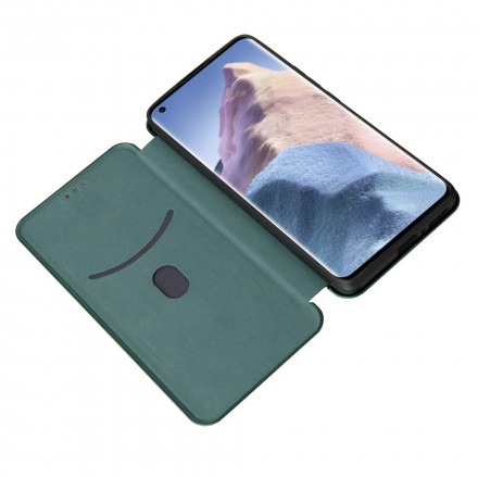 Flip Cover Xiaomi Mi 11 Ultra Koolstofvezel met Ring Steun