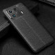 Xiaomi Mi 11 Pro Lederen Hoesje Lychee Effect Dubbele Lijn