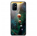 OnePlus 8T Geval getemperd glas planeten zonnestelsel