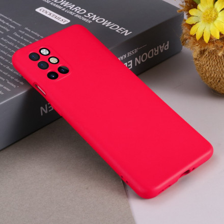 OnePlus 8T vloeistof siliconen case met riem