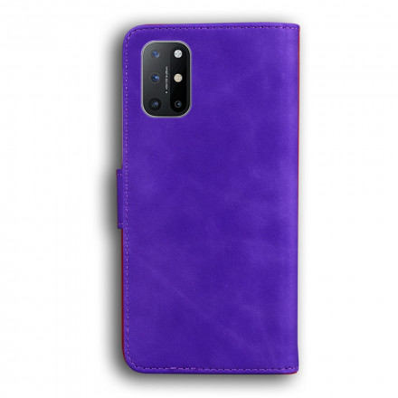 OnePlus 8T Leder Effect Hoesje Monochroom