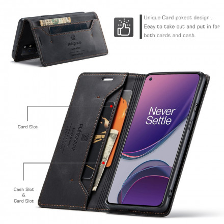 OnePlus 8T AUTSPACE RFID-serie Flip Cover