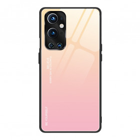 OnePlus 9 Pro getemperd glas Case Be Yourself