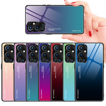 OnePlus 9 Pro getemperd glas Case Be Yourself