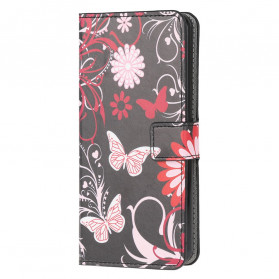 Samsung Galaxy XCover 5 Hoesje Vlinders en Bloemen