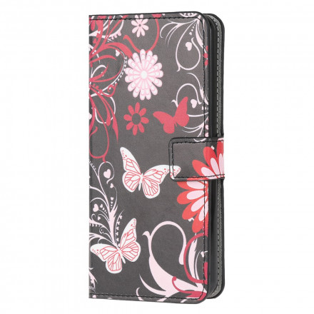 Samsung Galaxy XCover 5 Hoesje Vlinders en Bloemen