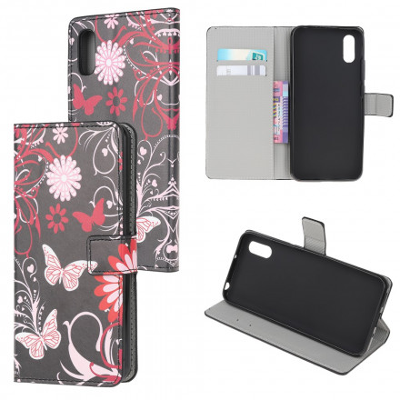 Samsung Galaxy XCover 5 Hoesje Vlinders en Bloemen