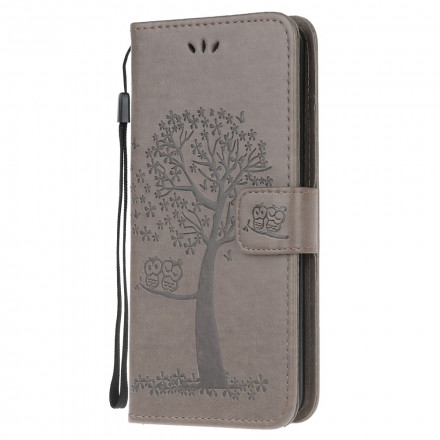 Samsung Galaxy XCover 5 Boom en Uil Koord Hoesje Samsung Galaxy XCover 5 Boom en Uil Koord Hoesje