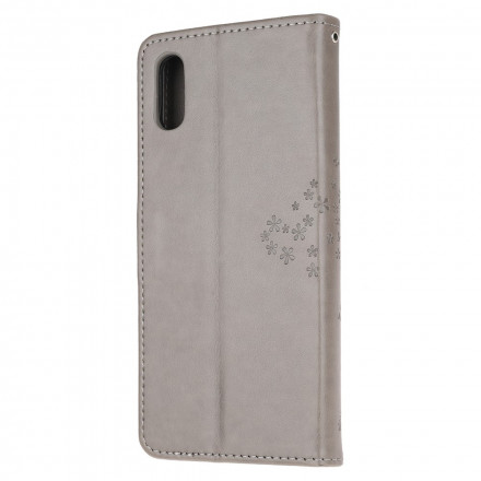 Samsung Galaxy XCover 5 Boom en Uil Koord Hoesje Samsung Galaxy XCover 5 Boom en Uil Koord Hoesje