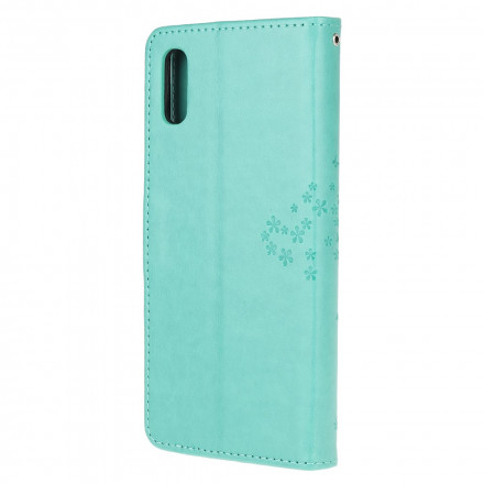 Samsung Galaxy XCover 5 Boom en Uil Koord Hoesje Samsung Galaxy XCover 5 Boom en Uil Koord Hoesje