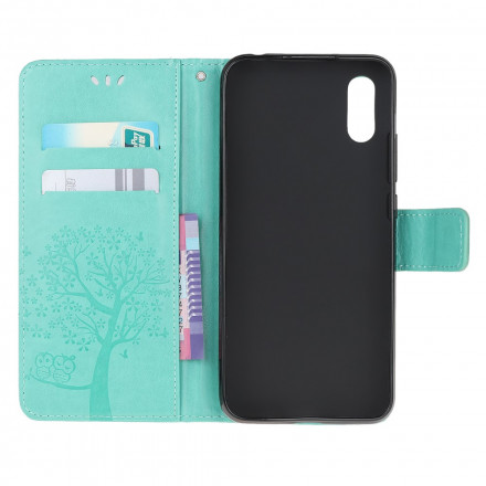 Samsung Galaxy XCover 5 Boom en Uil Koord Hoesje Samsung Galaxy XCover 5 Boom en Uil Koord Hoesje