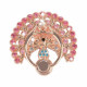 Paarse Diamanten Ring Houder Smart Phone