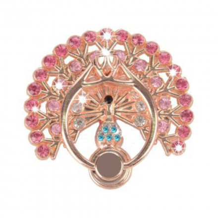 Paarse Diamanten Ring Houder Smart Phone