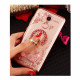Paarse Diamanten Ring Houder Smart Phone