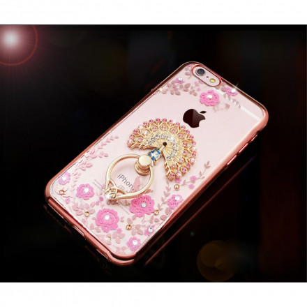 Paarse Diamanten Ring Houder Smart Phone