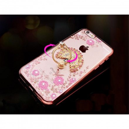 Paarse Diamanten Ring Houder Smart Phone
