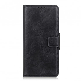 Samsung Galaxy XCover 5 Lederen Effect Hoesje Omkeerbare Sluiting