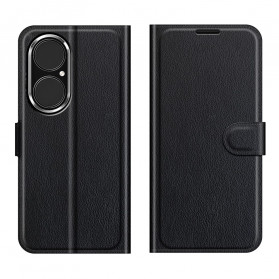 Huawei P50 Lederen Stijl Hoesje Classic Litchi