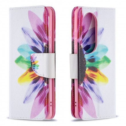 Huawei P50 Pro aquarel bloem case