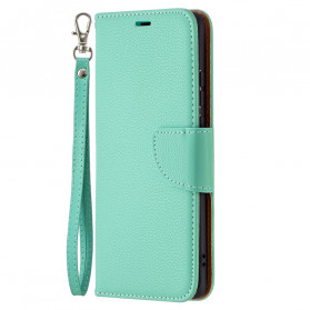 Huawei P50 Pro Case Litchi Schuine Flap