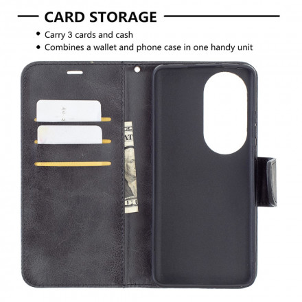 Huawei P50 Pro Case gladde schuine klep