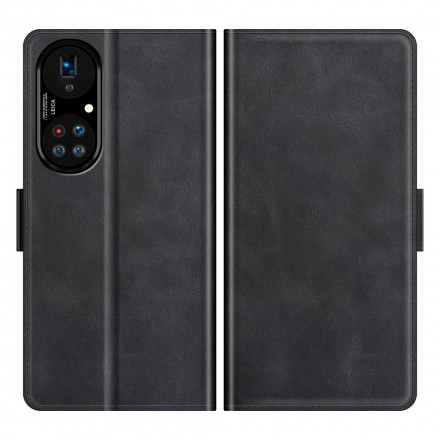 Huawei P50 Pro Style Lederen Hoesje Ontwerp