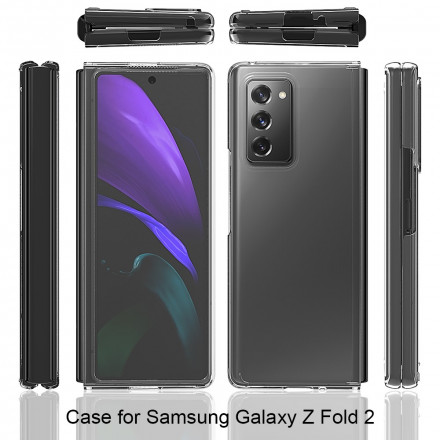 Klokje uitvegen toediening Samsung Galaxy Z Fold2 hybride doorzichtig hoesje - Dealy