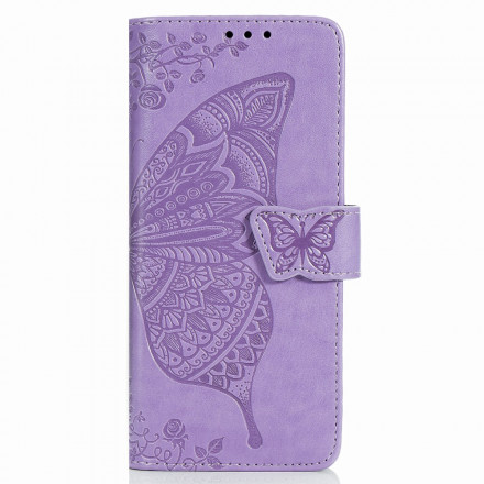 Samsung Galaxy Z Fold2 Vlinder design hoesje met riem